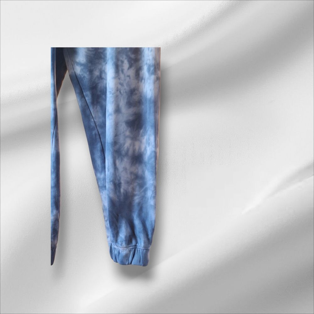 Tommy Hilfiger Blue Tie-Dye Women's Joggers Size Large - Picture 5 of 12